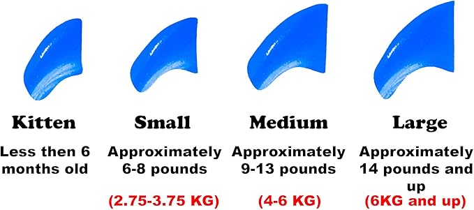 60 Piece Soft Nail Caps with Adhesive for Cat Claws - Summer Sky Blue Large