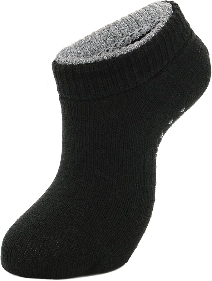 American Trends Fuzzy Socks for Women with Grippers Non Slip Christmas Socks