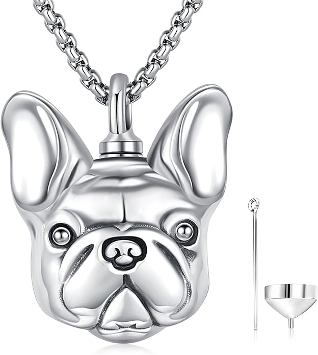 Aniu Cremation Jewelry for Ashes S925 Sterling Silver Urn Necklace Memorial Necklace for Human Ashes of Loved Ones Keepsake Pendant for Men Women