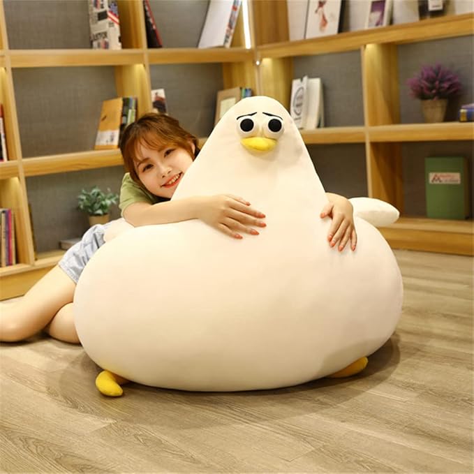 26/40cm Simulation Mother Hen Doll, Funny Fat Chicken Plush Toys, Cute Cartoon Chicken Pillow, Creative Gift (40.cm)