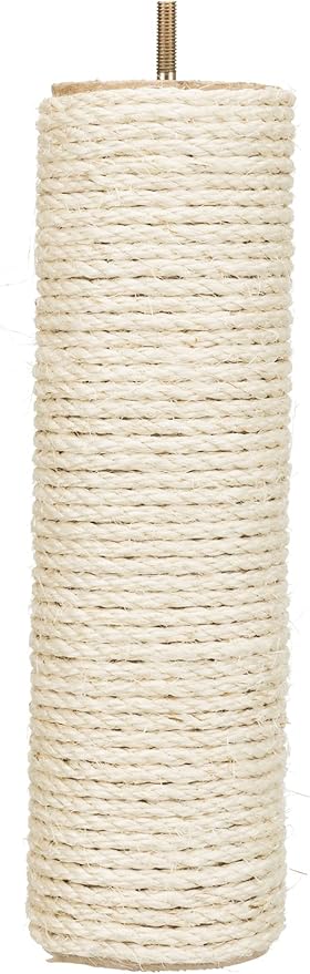 TRIXIE Replacement Sisal Post for Scratching Posts, Cat Trees and Cat Towers, 3.5 in x 11.8 in (9 x 30 cm)