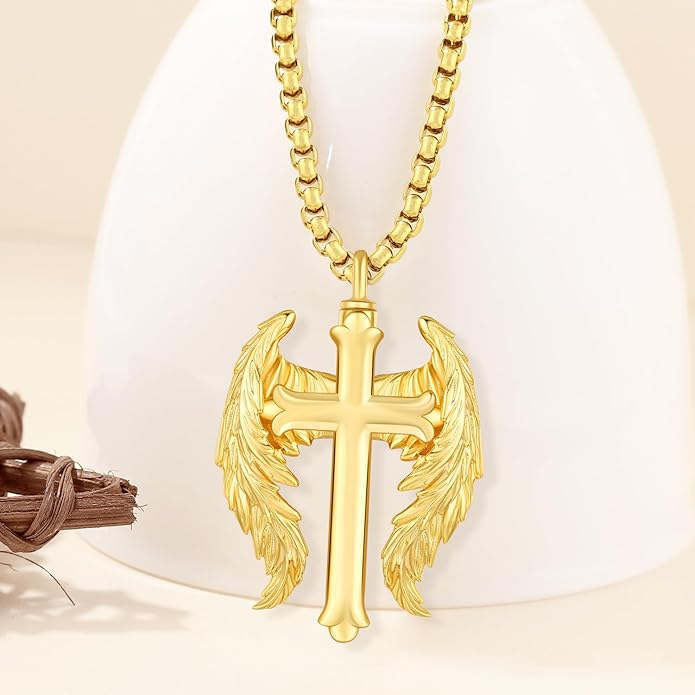 Aniu Cremation Jewelry for Ashes S925 Sterling Silver Urn Necklace Memorial Necklace for Human Ashes of Loved Ones Keepsake Pendant for Men Women