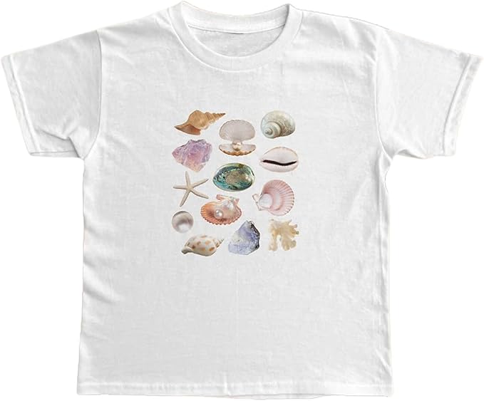 Baby Tees Women Graphic Tops Y2K Grunge Clothes