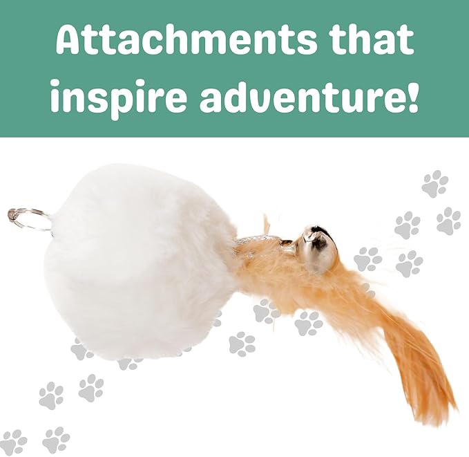 5pc Feather Refill Cat Toy Feather Cat Wand Toy Refill Cat Toys With Feathers Cat Feather Toy Refill Cat Teaser Toy Attachments Feather Cat Toys Cat Toy Feather Wand Cat Lures Attachmets Kitten