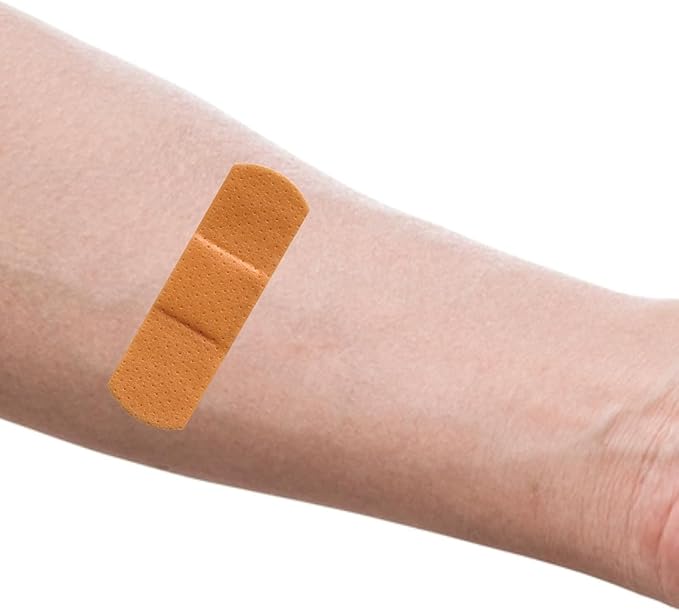 400 Sheer Plastic Flexible Adhesive Bandages with Non-Stick Pad - Strong Sterile 1’’x3’’ Bandage for Wound Care for First Aid Kits - Latex Free Long Lasting Protective Dressing for Cuts and Abrasions