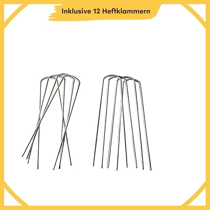 Homarden Outdoor Training Mat for Cats (13 ft) - Cat Scat Mat Indoor and Outdoor - Cat Spikes with 12 Garden Staples to Keep of Dog Off Couch and Keep Cats Out of Yard