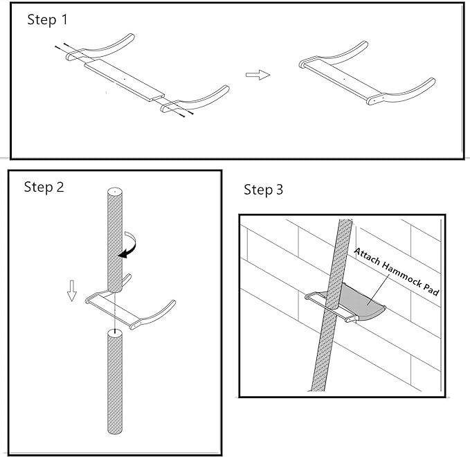 SHENGOCASE Replacement Hammock Bed for Modern 78.7“ Tall Leaning Cat Tree Tower