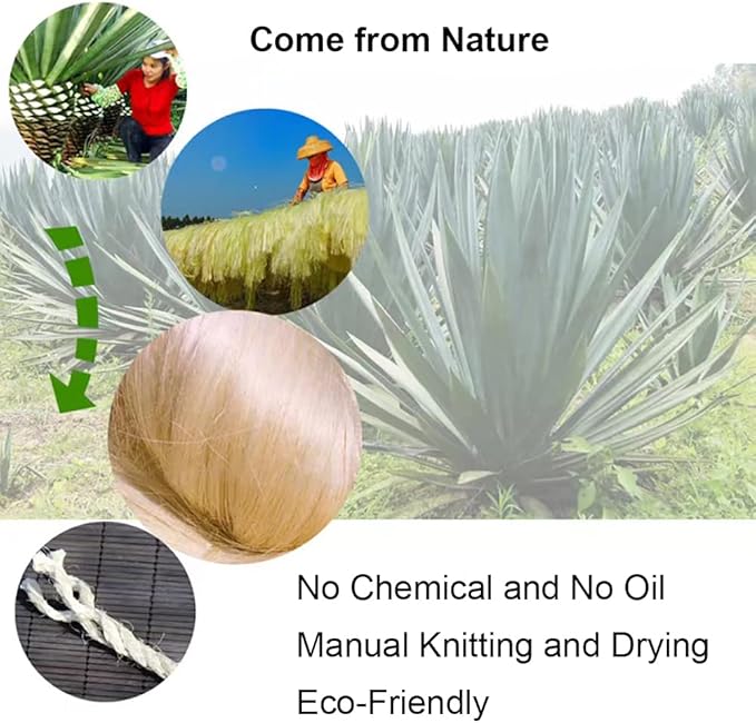 Cat Natural Sisal Rope for Replacement Scratching Posts,Sturdy Hemp Rope for Repairing Modern Cat Trees,6mm Diameter Sisal Rope Can DIY for Furniture Protection from Cats Scratch