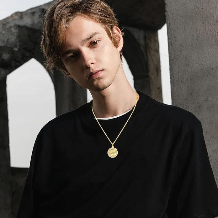 Aniu Cremation Jewelry for Ashes S925 Sterling Silver Urn Necklace Memorial Necklace for Human Ashes of Loved Ones Keepsake Pendant for Men Women