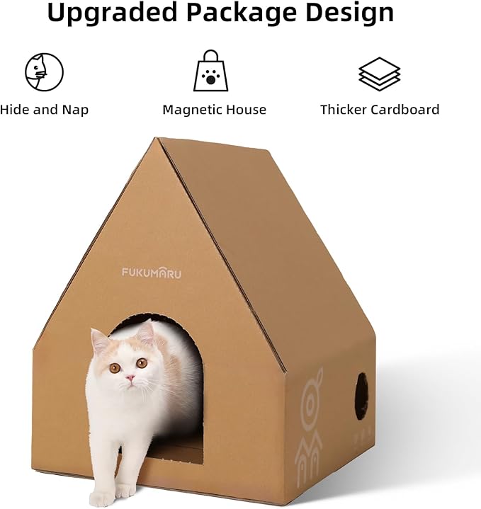 FUKUMARU Cat Wall Furniture Set, Transparent Capsule Cat Wall Shelves with 2 PCS Pedals - Premium Kitty Bed for Sleeping, Playing, Climbing, and Lounging - Easily Holds Up to 35 Lbs