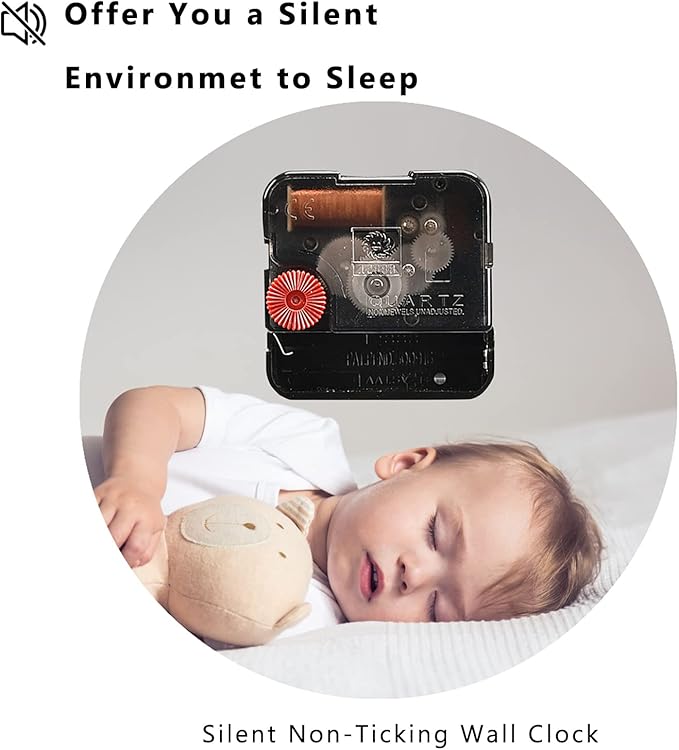 ALAZA Lemon Wall Clock for Kitchen - 9.5 in Yellow Non-Ticking Round Battery Operated Decorative Clock