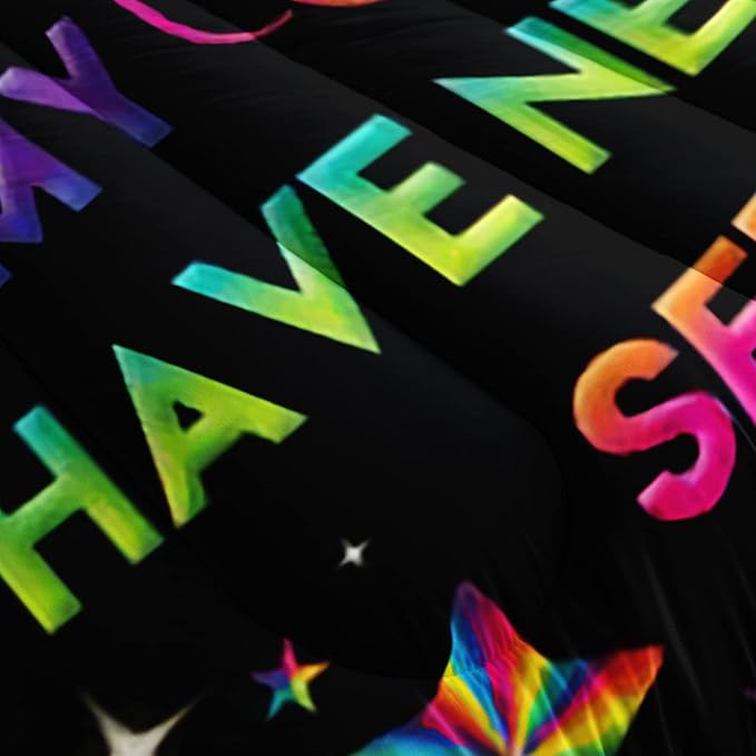 AILONEN Unicorn Comforter Set for Girls Kids Teens, Rainbow Unicorn Bedding Set Twin Size,Colorful Neon Unicorn Printed Quilted Duvet,Cartoon Quilt, Easy Care，1 Comforter 2 Pillowcases 3 Piece