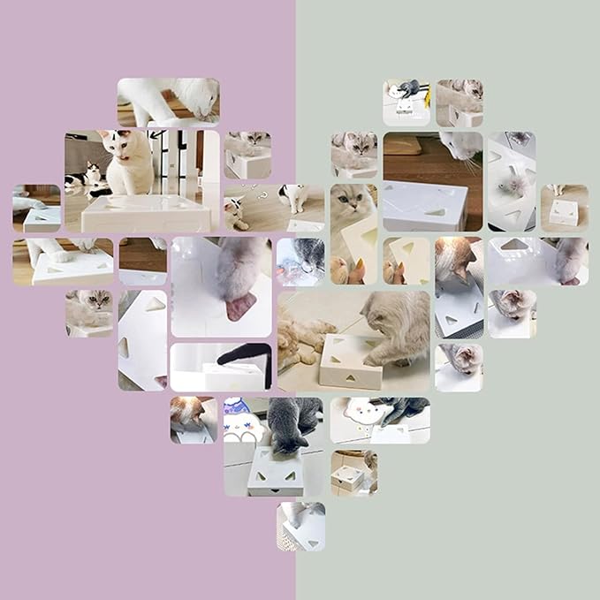 4Pcs Random Color Interactive for Cat Bauble Funny Simulation Feather Replacements for Head Stick Bauble for Head for Kitten Playing Teaser Interactive Cat Bauble for Indoor Cats Motion Feather Toys