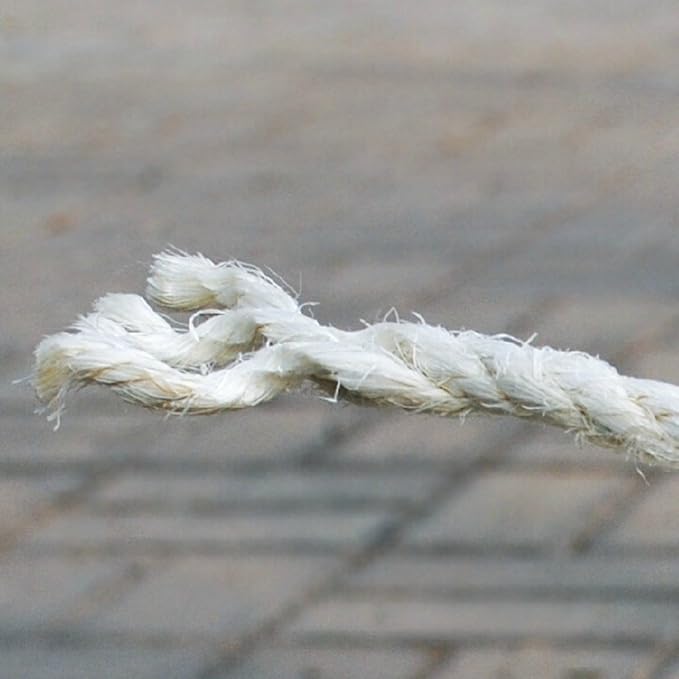 PET SHOW 1/4 inch 6mm Cats Sisal Rope 164 Feet(50M) Cat Scratching Post Replacement Hemp Rope for Repairing Recovering DIY Scratcher Twine String for Kittens Tree Tower Toys