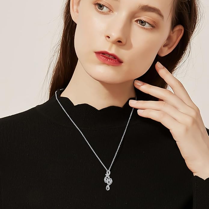 Animal Crystal Urn Necklace For Ashes Sterling Silver Butterfly Dragonfly Bee Phoenix Peacock Hummingbird Fox Angel Wing Pentagram Pentacle Cremation Necklace Heart Teardrop Urn Holder Necklaces For Women Memorial Jewelry