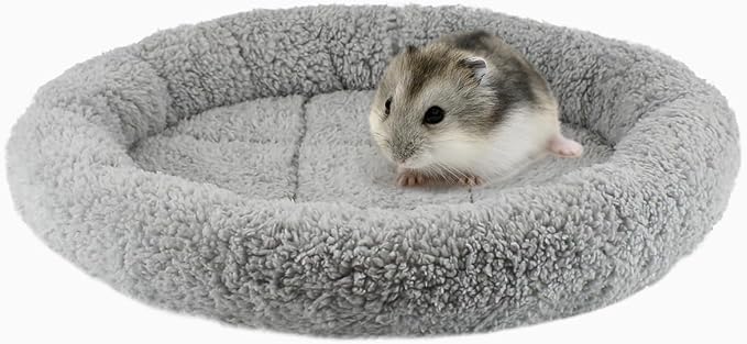 PETLESO Cat Bed for Indoor Cats, Round Cat Bed for Curl Sleep Basic Pet Mat Wahable Bed for Small Puppy Cats Rabbit, Small