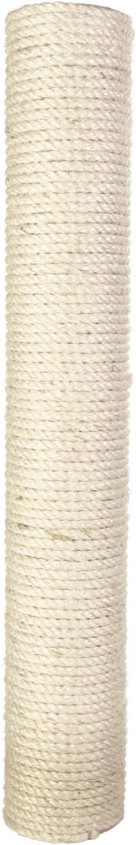 Trixie Replacement Sisal Post for Scratching Posts, Cat Trees and Cat Towers, 3.5 in x 23.6 in (9 x 60 cm)