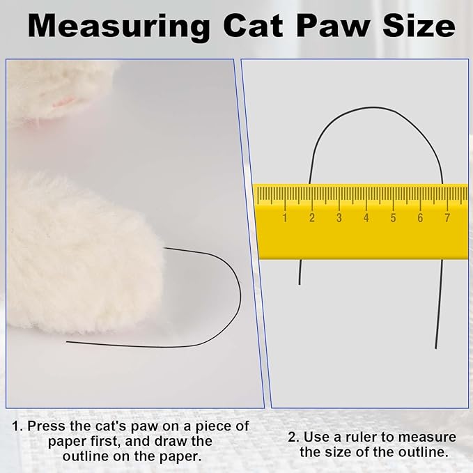 4pcs Anti Scratch Cat Mittens, Adjustable Mesh Cat Foot Covers, Breathable Cats Paw Covers Cat Nail Gloves Cat Paw Protector Cat Booties for Pet Bathing, Cutting Nails, Checking (XL, Black)