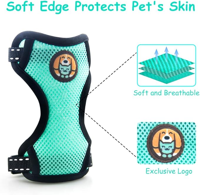 Cat Harness and Leash Escape Proof, Adjustable Cat Leash and Hareness Set for Cats Walking and Small Dogs, Durable Cat Vest with Reflective Strap Comfort Fit for Indoor and Outdoor Use