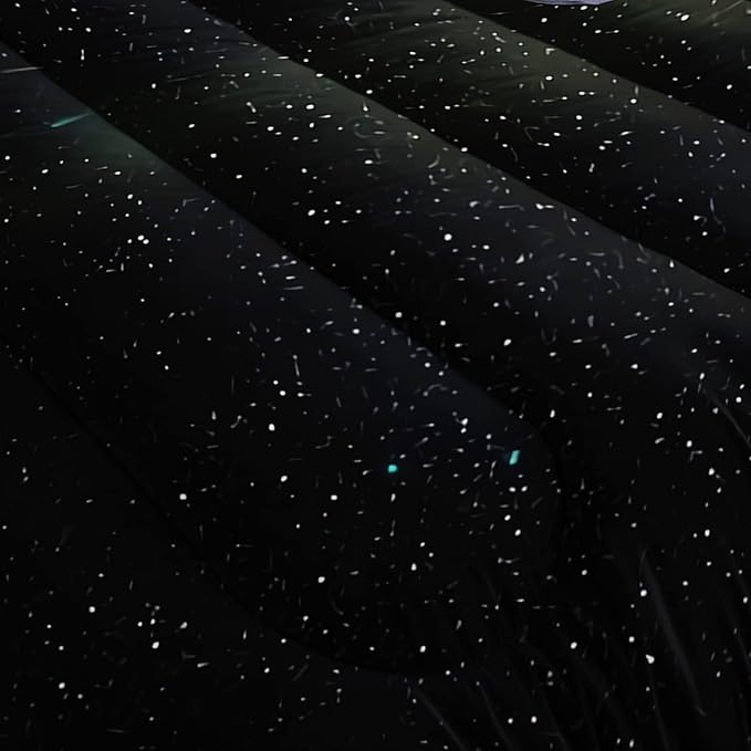 AILONEN Astronaut Comforter Set for Teens Boys Kids Girls, Space Astronaut Bedding Set Twin Size,Outer Space Themed Quilted Duvet Bed Set,Planet Quilt,1 Comforter 2 Pillowcases 3 Piece