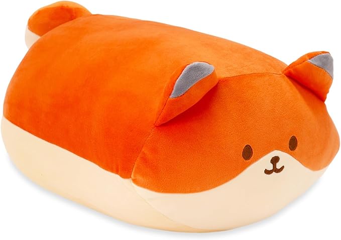 Anirollz Stuffed Animal Plush Toy – 15" Large Plush Doll | Soft, Squishy, Cute, Comfort, Safe | Birthday Gift Pillow with Cute Character Fox Foxiroll