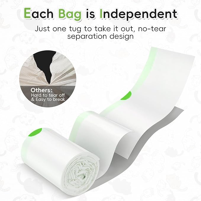 120 Count Litter Box Robot 3 and 4 Waste Bags,Compatible Automatic Self Cleaning Cat Litter Box Drawer Liners Bags,Extra Thick and Heavy Duty