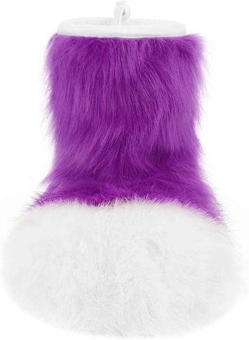 Animal Fuzzy Slippers Bear Cat Wolf Dog Fox Fursuit Feet Paw Claw Shoes Furry Boots Costume Accessories for Adult Kids