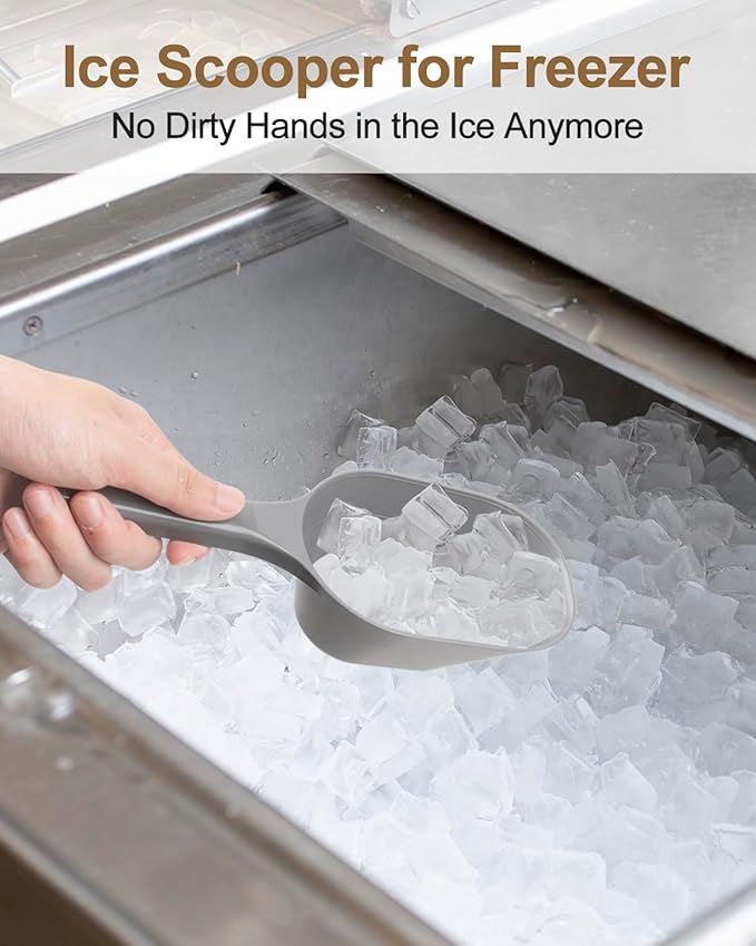 ANVS 3 Pack Dog Food Scoop Set, 1 Cup Dog Food Scoop Multi Purpose Plastic Pet Food Scoop Measure Cups for Dog,Puppy and Cat