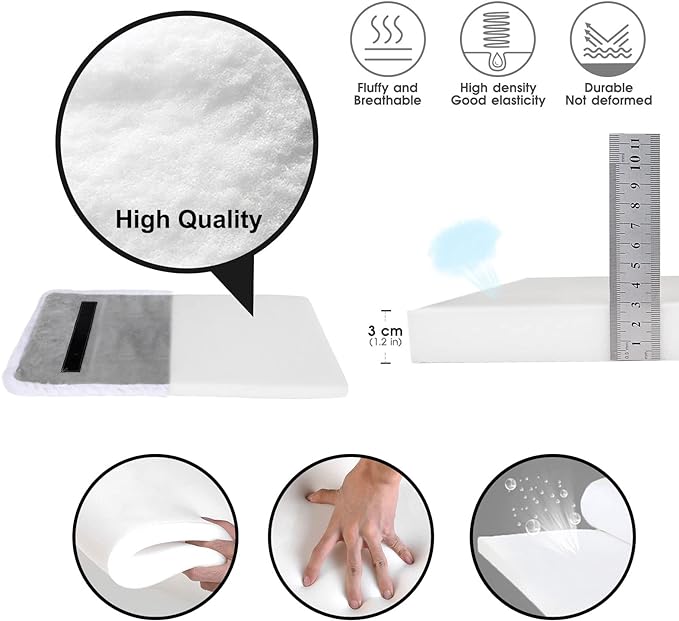 Topmart Window Sill Cat Perch,Kitty Sill,Cat Window Perch for Large Cats,Cat Window Seat,Cat Shelf for Window Sill,Window Cat Bed,Pet Window Perch Shelf