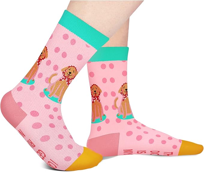 AGRIMONY Funny Cat Dog Socks for Women Teen Girls-Animal Novelty Cute Socks-Mothers Day Cat Dog Mom Gifts Stocking Stuffers