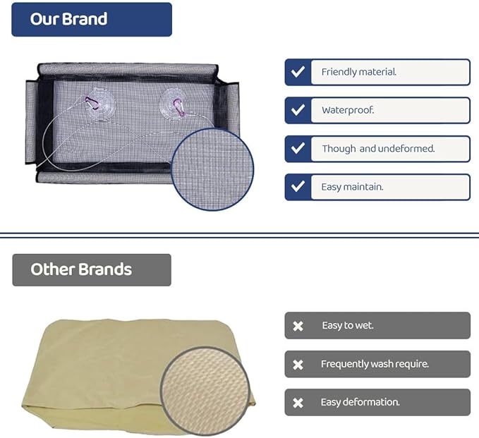 Cat Window Perch Bed with Ultra Soft Fleece Mat – Deluxe Edition Pet Hammock Bed for Cats, Small Dogs Window Suction Shelf Bed for Pets – Easy Installation & Machine Washable