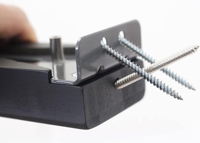 Catastrophic Creations Double Decker Cat Hammock – Wall Mounted Cat Tree with Hammock Perch – Cat Wall Hammock w/Canvas Fabric – Bamboo Cat Tower for Indoor Cats – Modern Cat Furniture