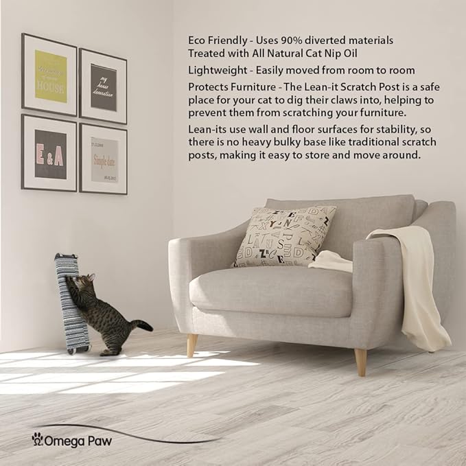 Omega Paw Lean-it Scratching Post 25'