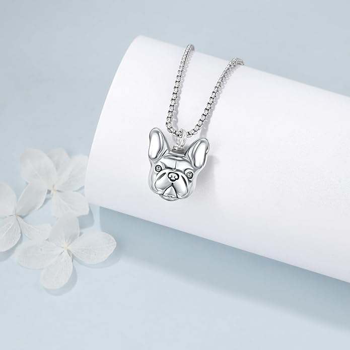 Aniu Cremation Jewelry for Ashes S925 Sterling Silver Urn Necklace Memorial Necklace for Human Ashes of Loved Ones Keepsake Pendant for Men Women