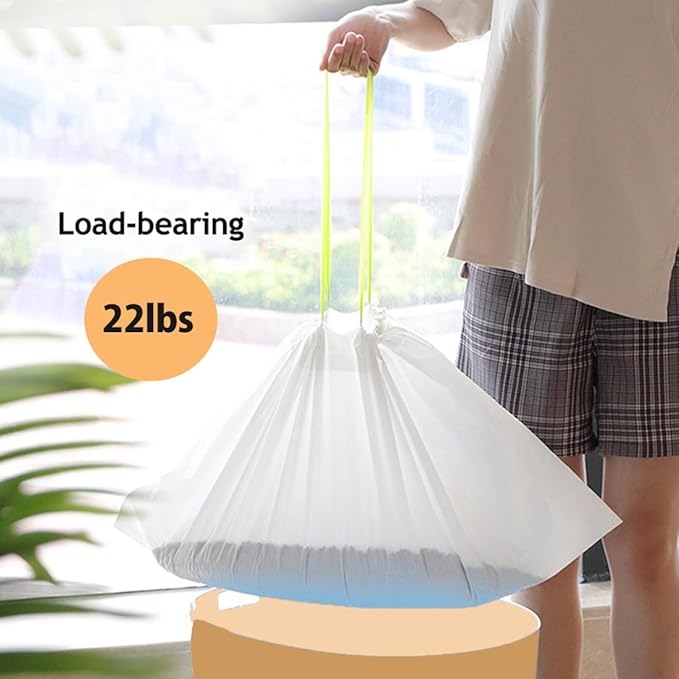 30 Count Large Jumbo Cat Litter Box Liners, Compatible with Reusable and Disposable Tray Refills Extra Thick Drawstring Heavy Duty Replacement Waste Trash Bags - 37" x 17.7"