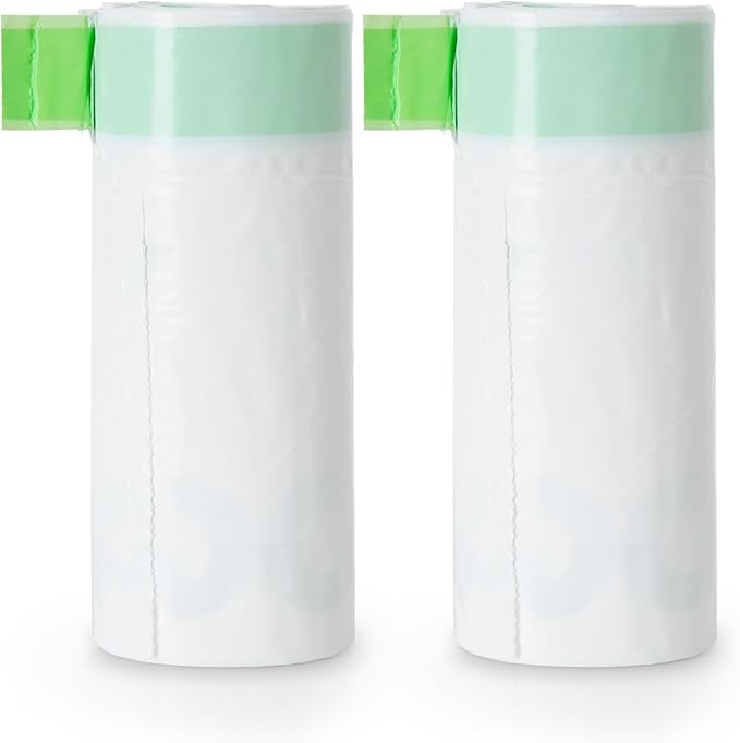 40 Pack Litter Bags, Compatible with Neakasa M1 and PetPivot Open-Top Self-Cleaning Cat Litter Box, Replaced Waste Bags, Automatic Litter Box Liner with Drawstring, 27" x 13"