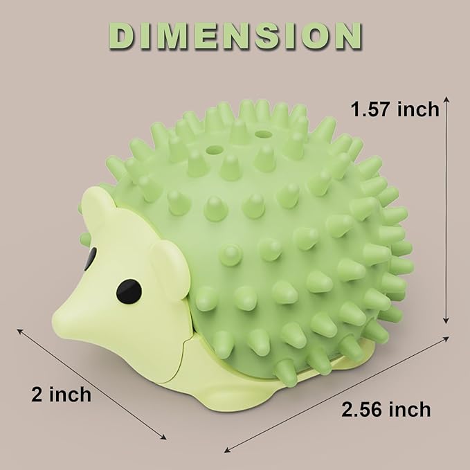 3 Pcs Catnip Toys Balls That Stick on Wall,Cat Toy Ball, Catnip Wall Balls for Cats Lick,Cat Face Scratchers, Cat self Groomer for Indoor Cats, (3-Color, Hedgehog)