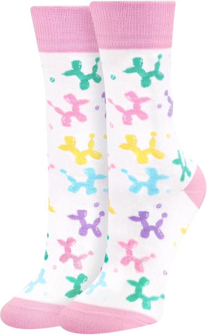 AGRIMONY Funny Cat Dog Socks for Women Teen Girls-Animal Novelty Cute Socks-Mothers Day Cat Dog Mom Gifts Stocking Stuffers