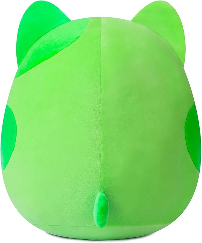 Avocado Cat Plush Pillow, Cute Cat Plushie Toy, Soft Pillow Plush, Present for Kids Boys Girls Christmas Birthday (11.5 inches)