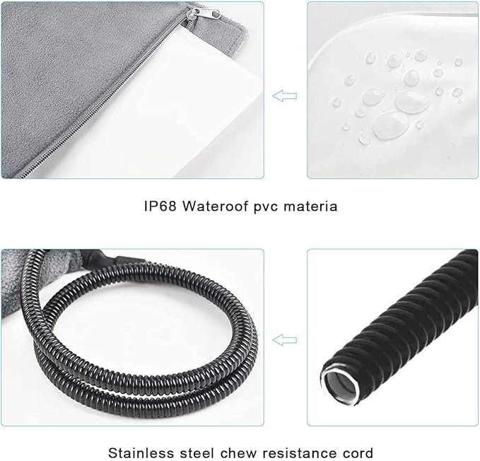 Pet Heating Pad for Dogs Cat Heating Pad with Timer,Temperature Adjustable Electric Heated Cat Dog Bed Waterproof Heated Pet Bed Mat Cat Warming Pad (Large: 32" x 20")