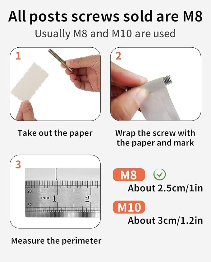 BNOSDM 4 Pcs 11.8”x2.75” M8 Replacement Scratching Post for Cat Tree Tower Rope Scratch Poles Refill Sisal Pole Part for Refurbishment Hemp Grey