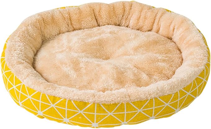 GeRRiT Universal Cat Bed Pet Mat Dog Bed Dog House Pad Round Nest Warm Pet Nest,L(20x20x4)