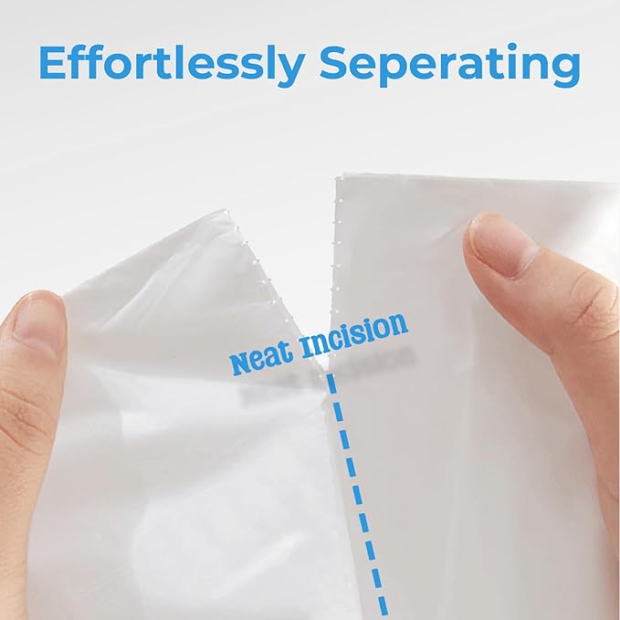 120 Pack Cat Litter Bags with Drawstring, Compatible with Litter-Robot 3/4 Heavy Duty Cat Litter Box Liners Waste Bags Replacement