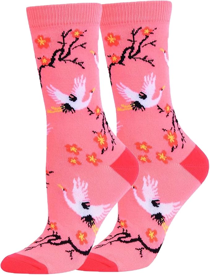 9 Pairs of Women's Socks Cute & Funny Animal Cotton Socks
