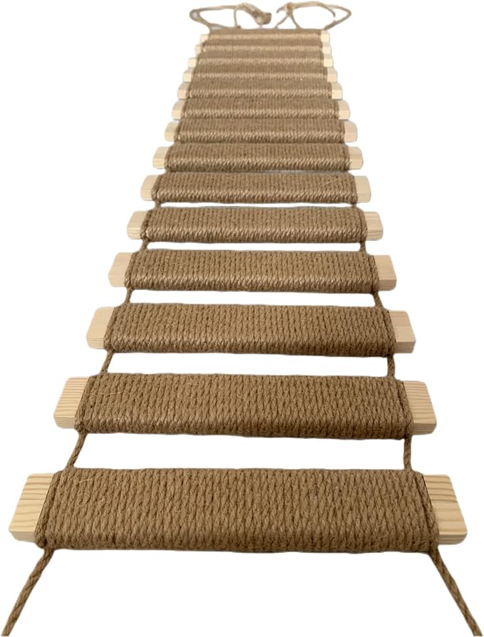 Cat Climbing Frame Bridge Use for Cat Cage Sisal Rope Cat Ladder Pet Furniture Cat Step Scratcher Post Kitten Toys Cat Tree Tower Cat Bridge