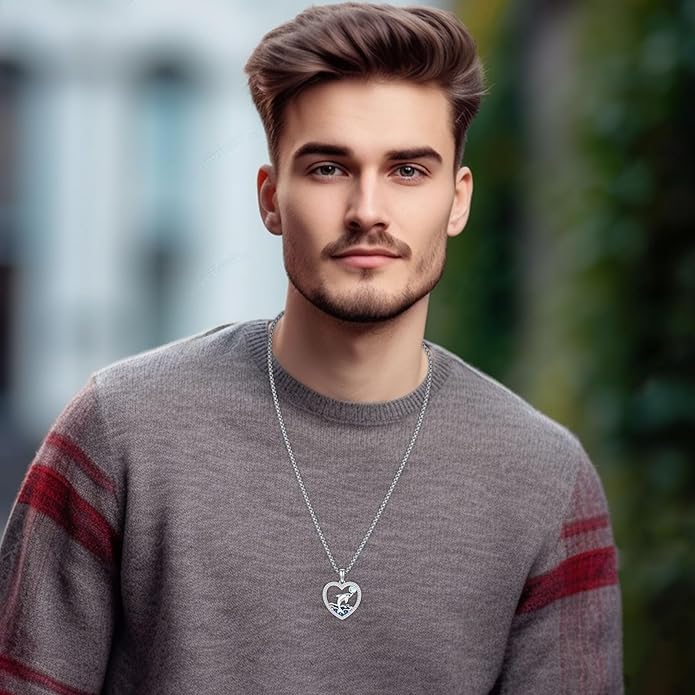 Black Cat/Dolphin/Bat Necklace Animal Pendant 925 Sterling Silver Cute Animal Jewelry Graduation Gifts for Women Men Animal Lovers Christmas Holiday Birthday Fathers Day