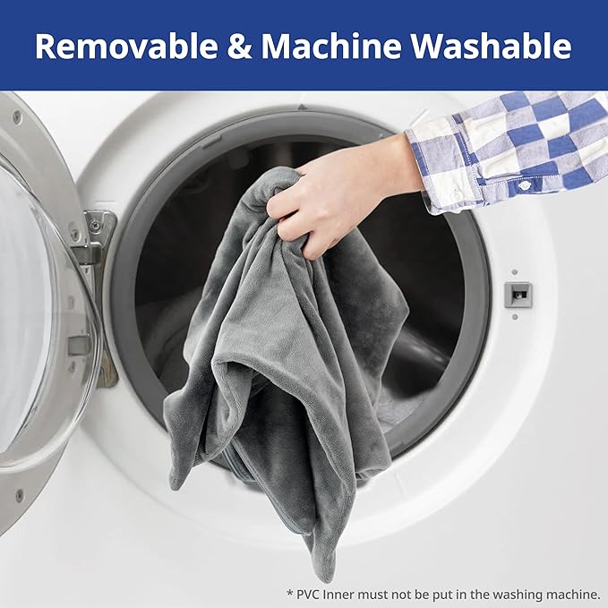 NICREW Pet Heating Pad for Dogs and Cats, Heated Dog Bed with Steel-Wrapped Cord and Soft Fleece Cover, 27.5 x 17.5 Inch, 50 Watts