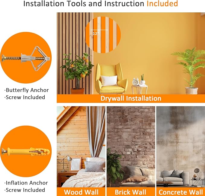 Cat Wall Shelves, Cat Wall Furniture for DIY Cat Wall Hammock, Cat Shelves for Medium and Large Kitten, Wall Mounted Cat Furniture for Most Cats and Kity