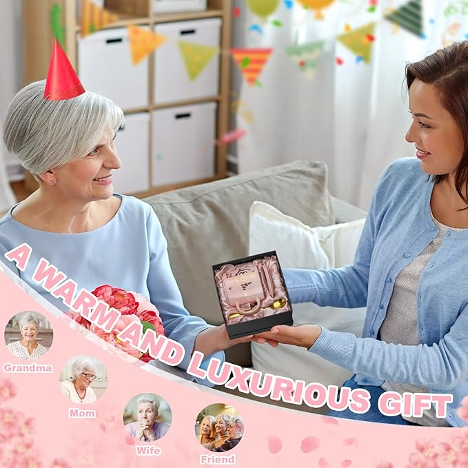 80th Birthday Gifts for Women, 14oz Pink Coffee Mug with Gold Pattern, Best Gifts for 80 Year Old Grandma, Mom, Sister, Friend, Fabulous 80 Limited Edition, 1943 Birthday Gifts for Women.