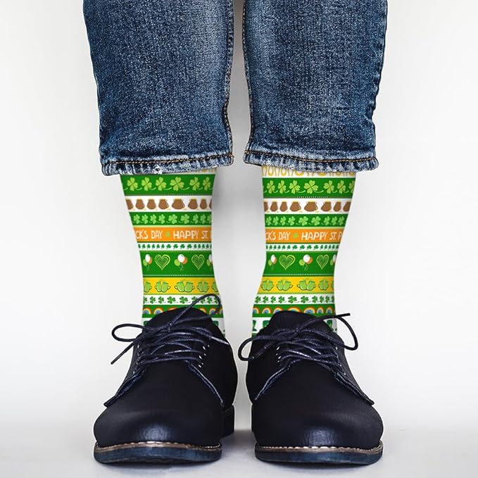 AOYEGO Volleyball Funny Socks Water Polo Balls Iridescent Novelty Casual Crew Socks Contrast Color Design for Women Men Gift